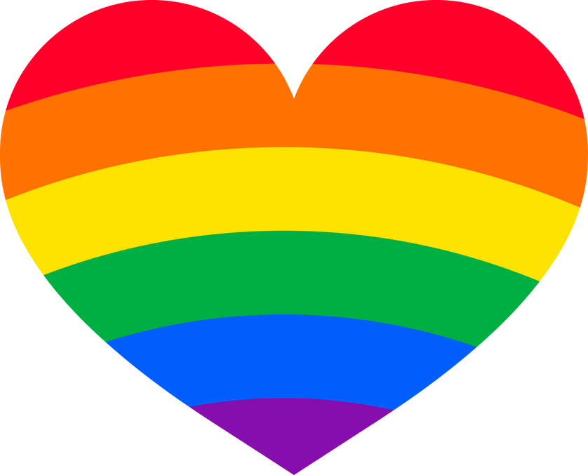 Rainbow Pride Heart